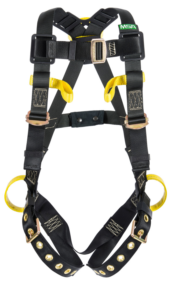 Workman Arc Flash Vest-Style Harness, BACK & SIDE WEB Loop, Tongue Buckle leg straps, BELAY LOOPS, X-Large (XLG) - Harnesses